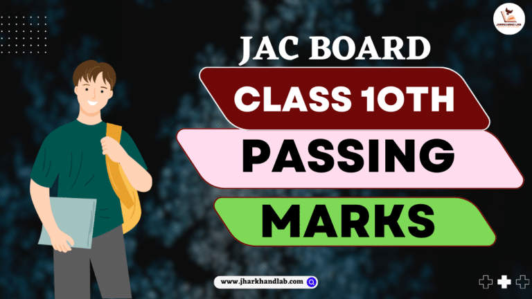 JAC Board 10th Passing Marks 2025