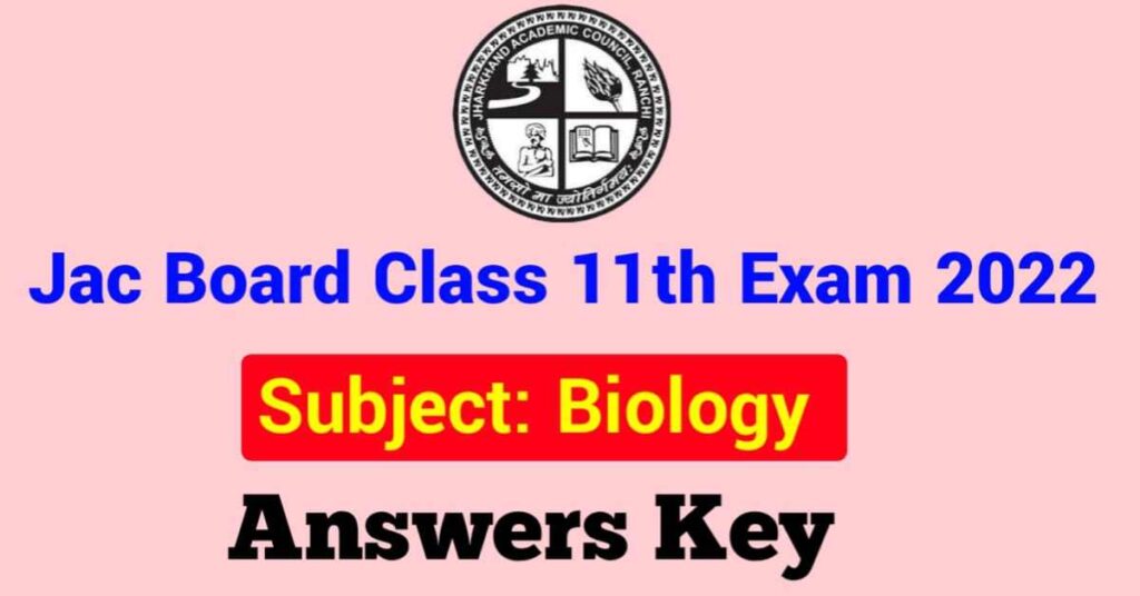 JAC-Class-11th-Biology-Answers-key-2022