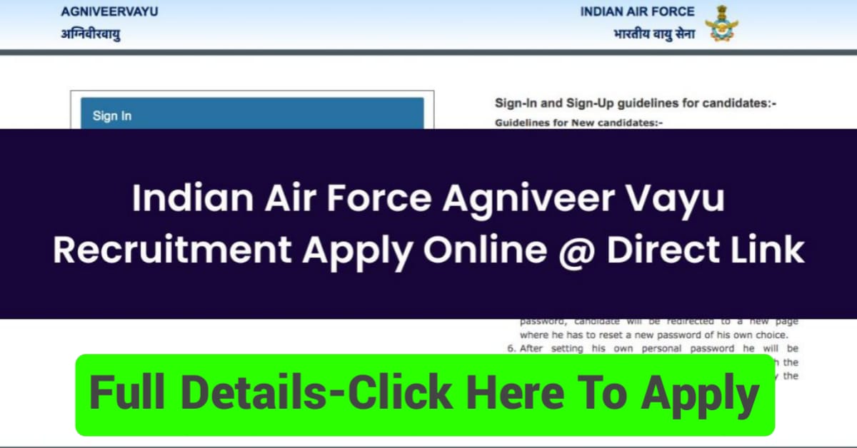 Indian-Airforce-Agniveer-Recruitment-2022