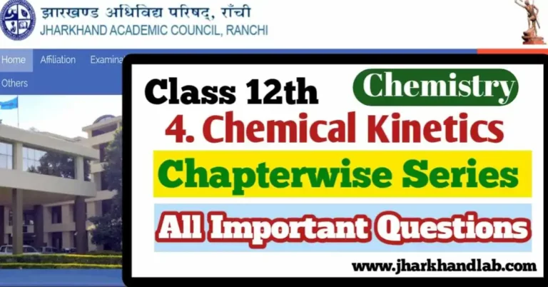 Jac 12th Chemistry Important Questions