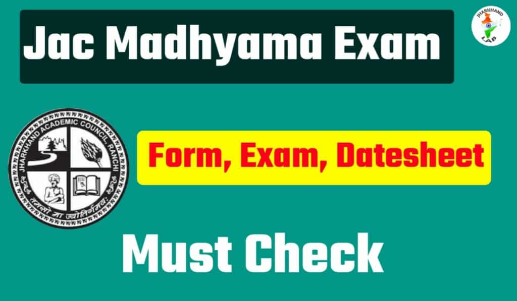 JAC Madhyama Exam
