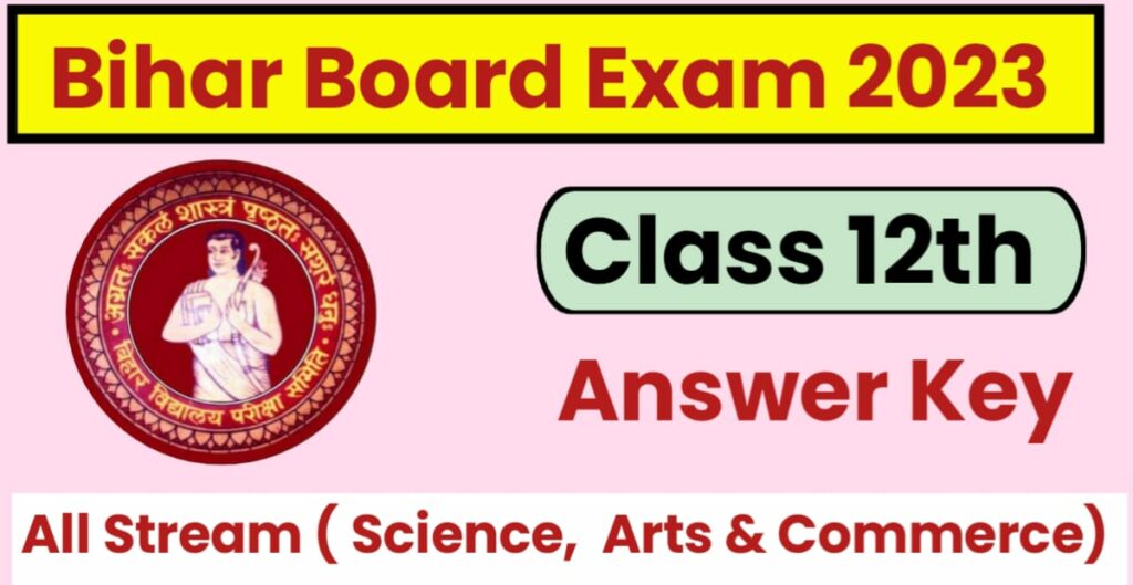 Bihar Board Class 12th Answer Key 2023 Download
