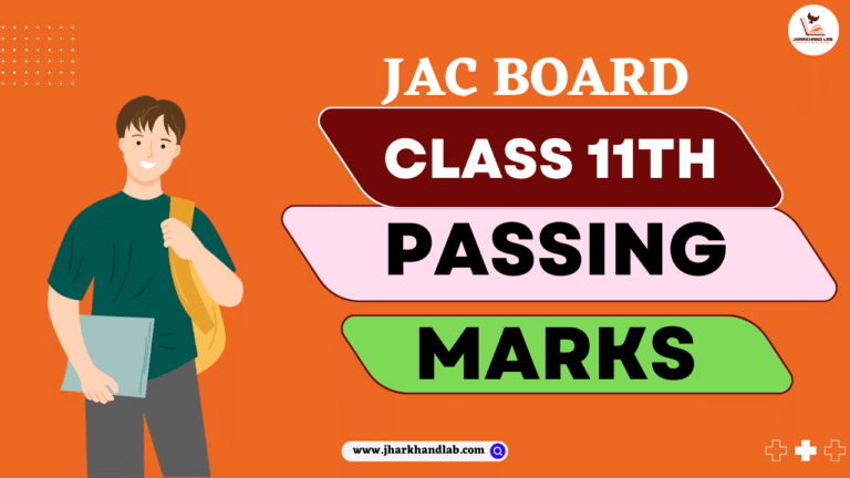 JAC 11th Exam Passing Marks 2025