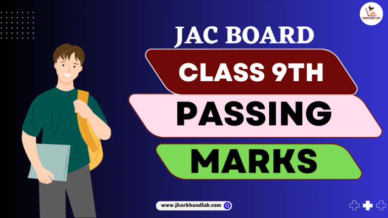 JAC 9th Exam Passing Marks 2024