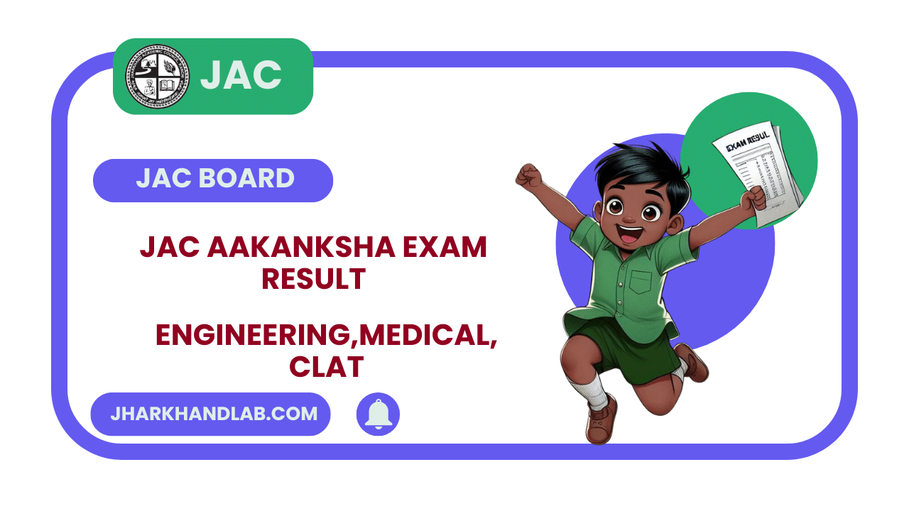 JAC Aakanksha Exam Result 2024