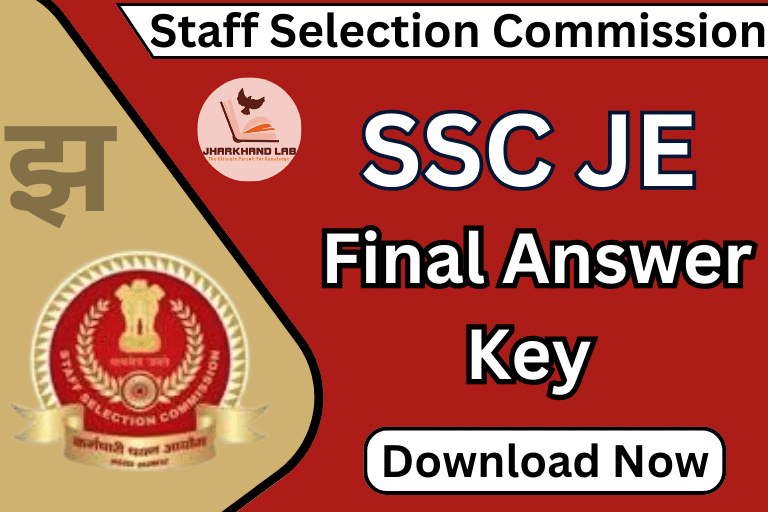 SSC JE Final Answer Key