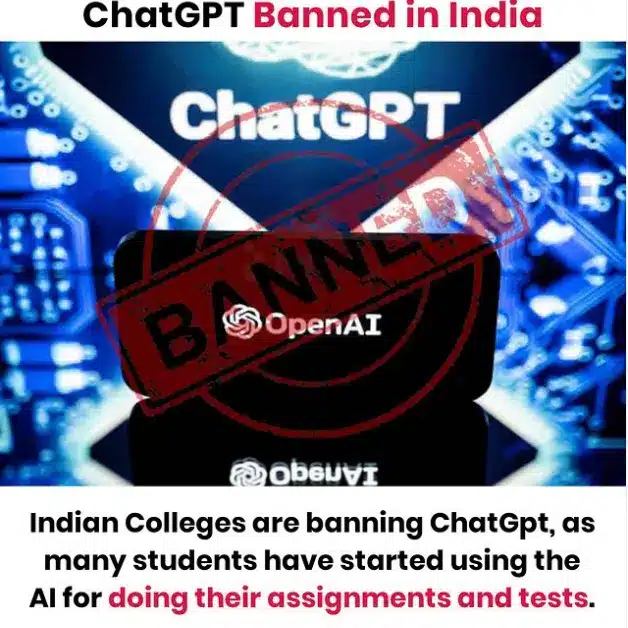 reason to ban chat gpt in india